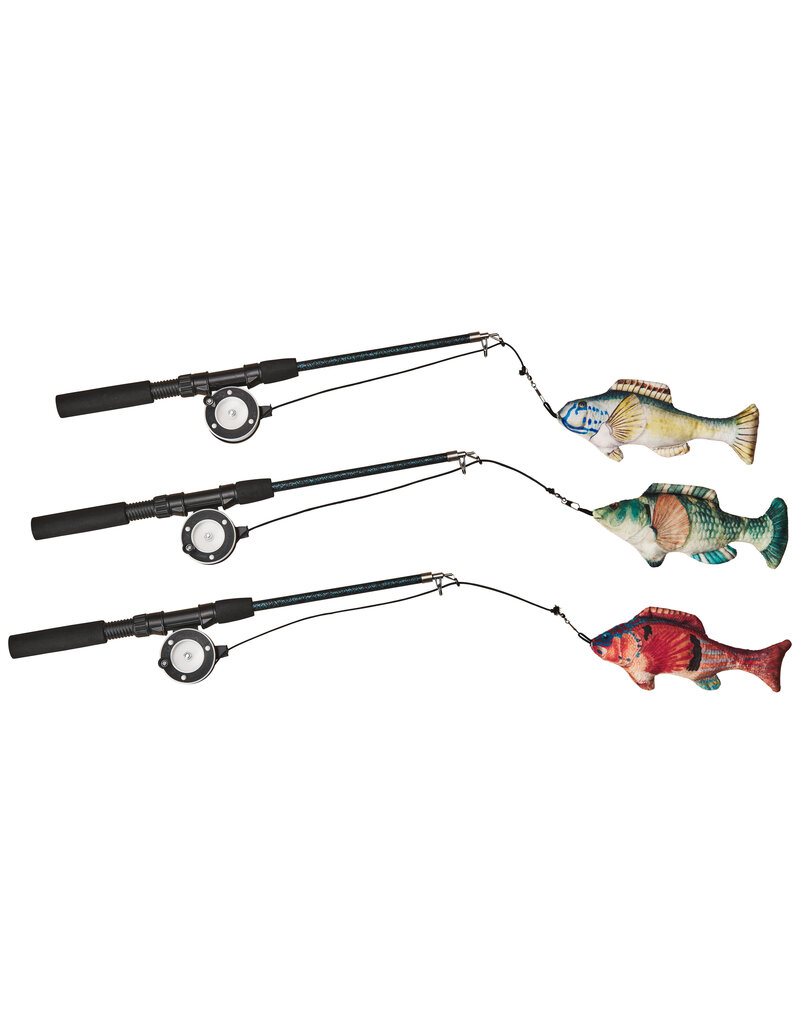 Ethical Pet Catch of the Day Fishing Rod Wand Cat Toy 18 In