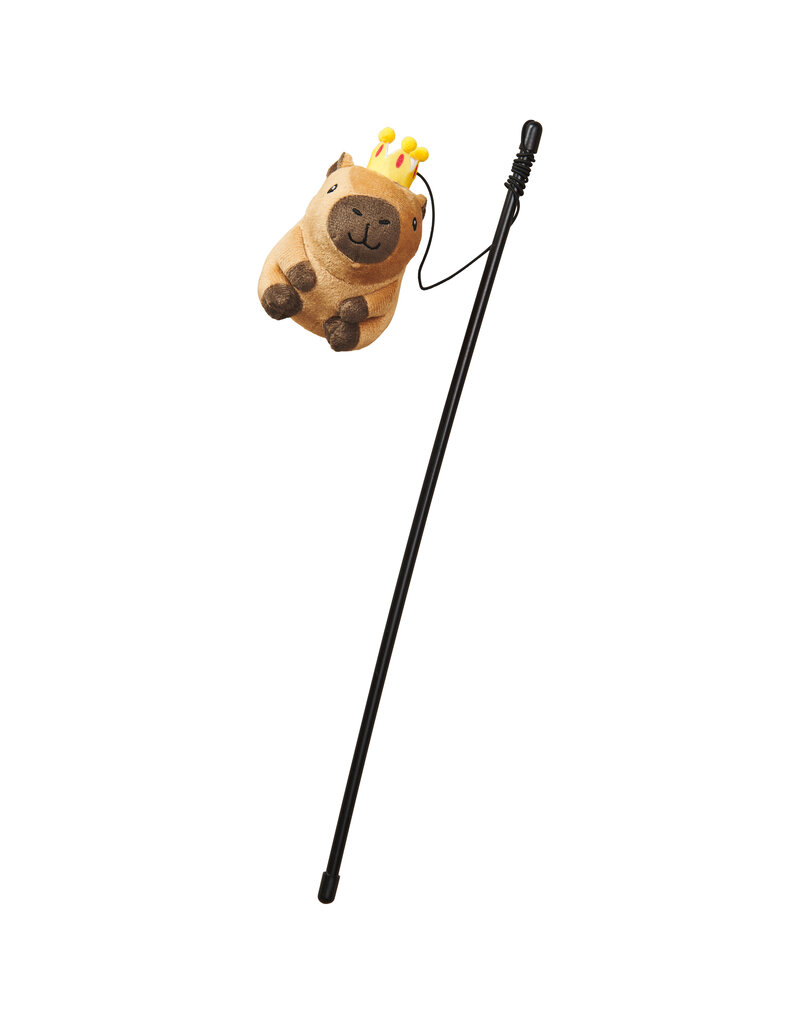 Ethical Pet Spot Capybara With Crown Wand Cat Toy