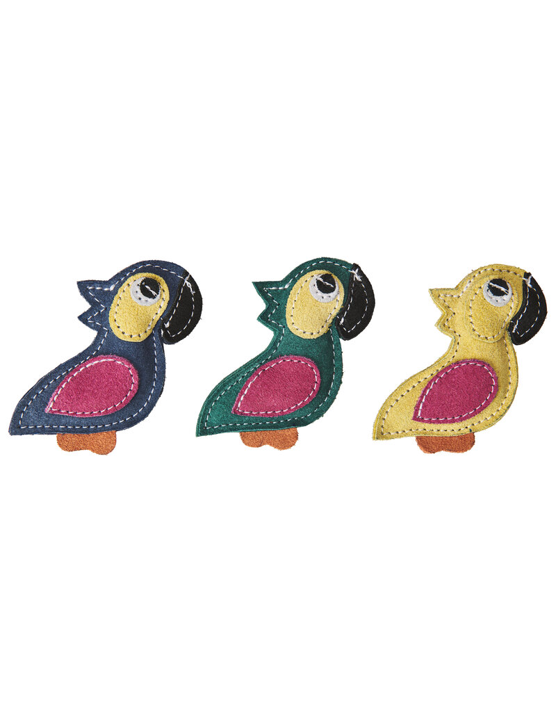 Ethical Pet Spot Dura-Fuse Leather Parrot/Nip Cat Toy