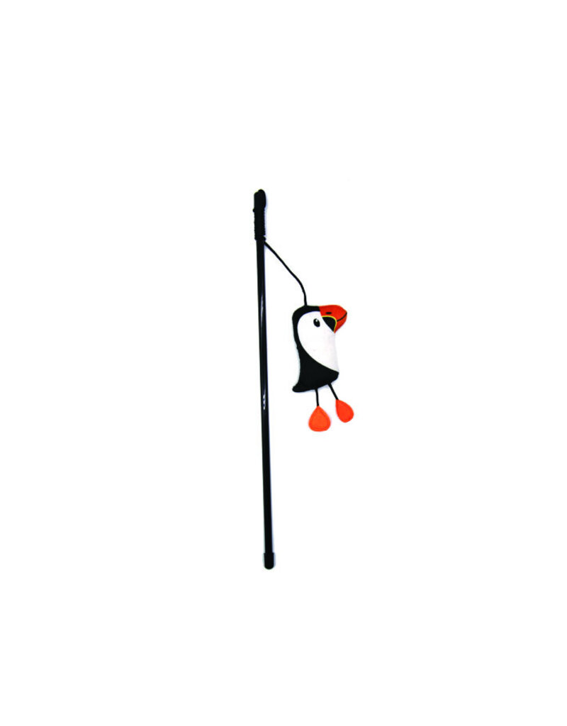 Ethical Pet Spot Puffin Wand Cat Toy 16 In