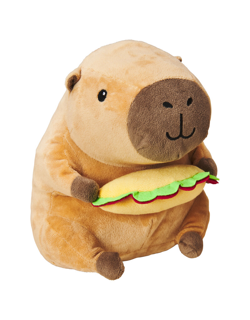 Ethical Pet Capybara With Taco Dog Toy 8 In