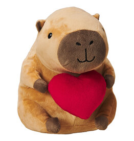 Ethical Pet Capybara With Heart Dog Toy 8 In