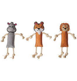 Ethical Pet Spot Dura-Fused Leather Jungle Dog Toy Asst 14 In