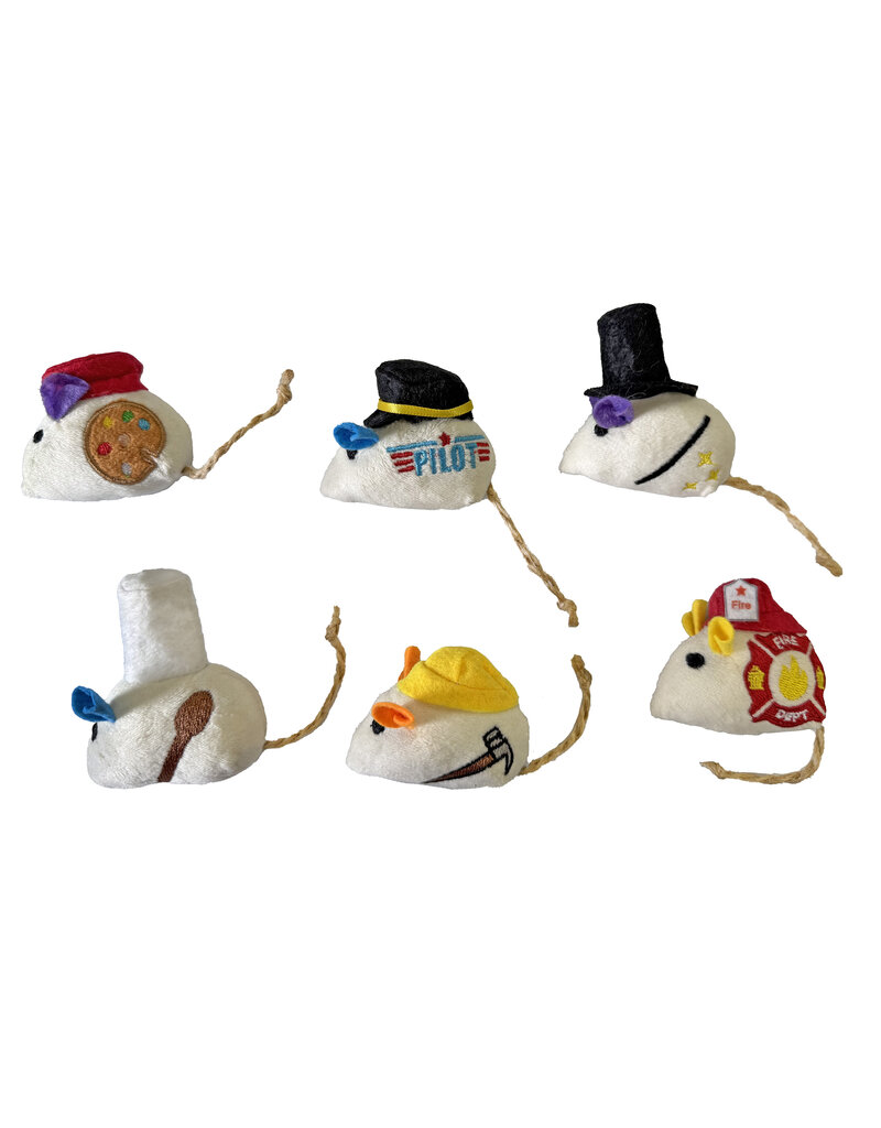 Ethical Pet Mice at Work Cat Toy 3 In 2Pk