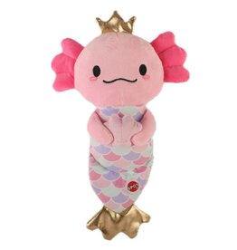 Ethical Pet Axolotl Plush Mermaid Dog Toy Asst 10 In