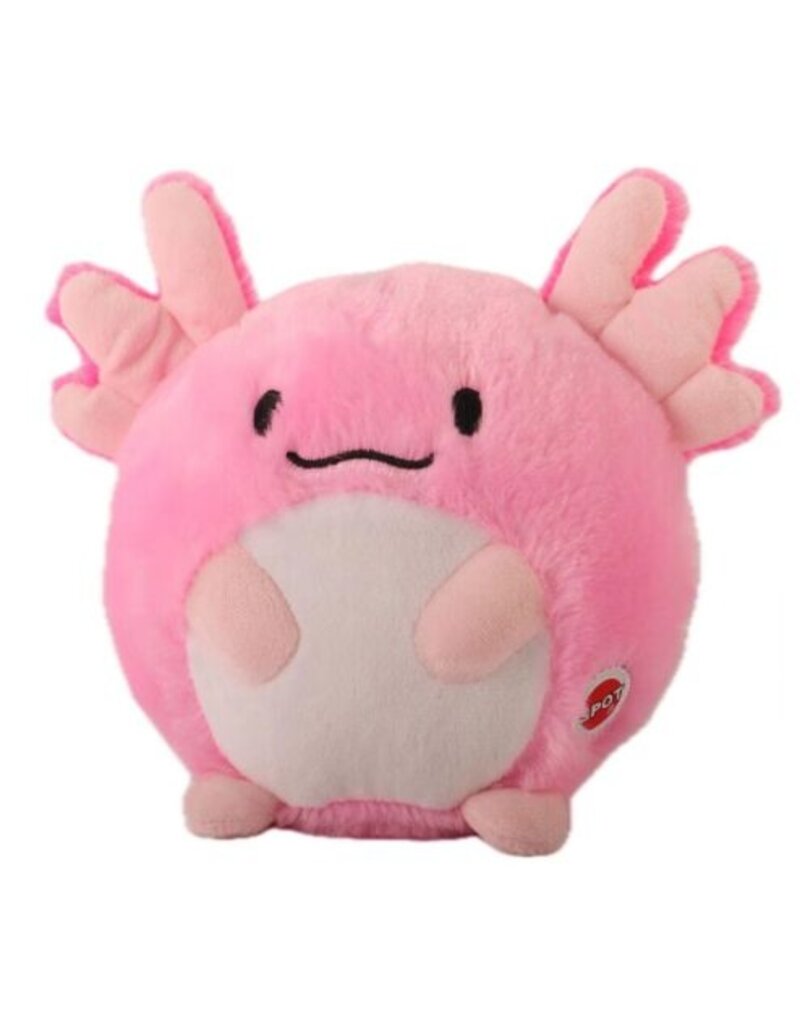 Ethical Pet Axolotl Plush Butterball Dog Toy Asst 7 In