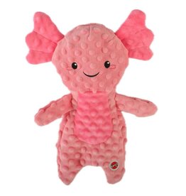 Ethical Pet Axolotl Stuffing Free Plush Dog Toy 14 In