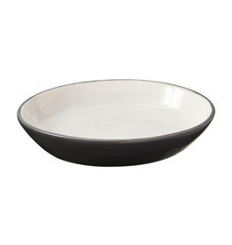 Ethical Pet Ethical Pet Spot 2 Tone Stoneware Oval Cat Dish Gray 6 inch