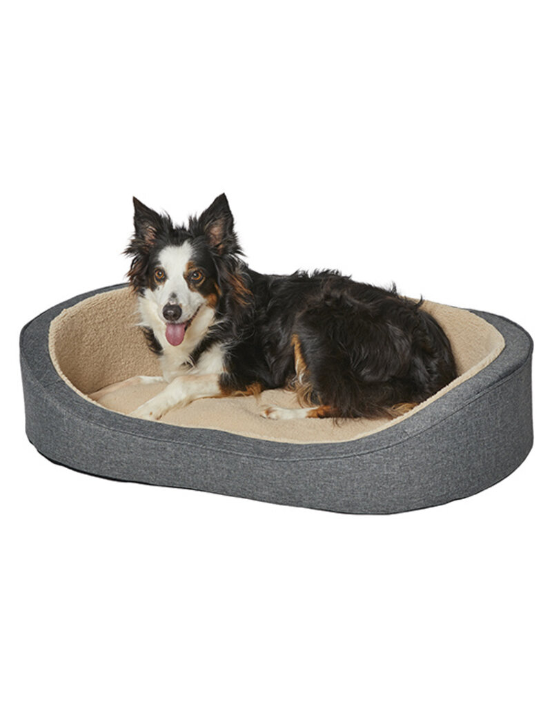 MidWest Midwest QuietTime Deluxe Hudson Pet Bed Gray