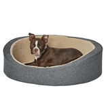 MidWest Midwest QuietTime Deluxe Hudson Pet Bed Gray
