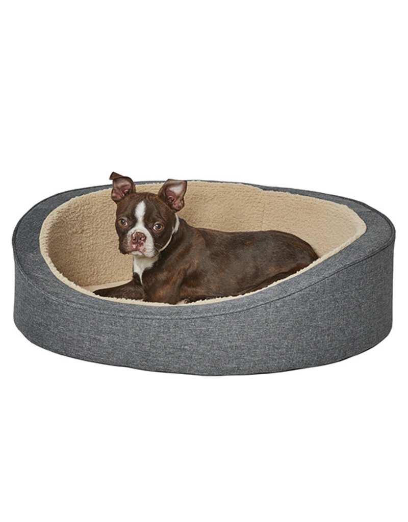 MidWest Midwest QuietTime Deluxe Hudson Pet Bed Gray