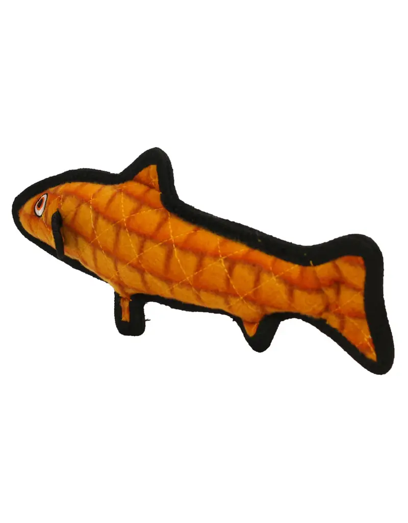 VIP Products Tuffy Durable Ultimate Trout Dog Toy Orange