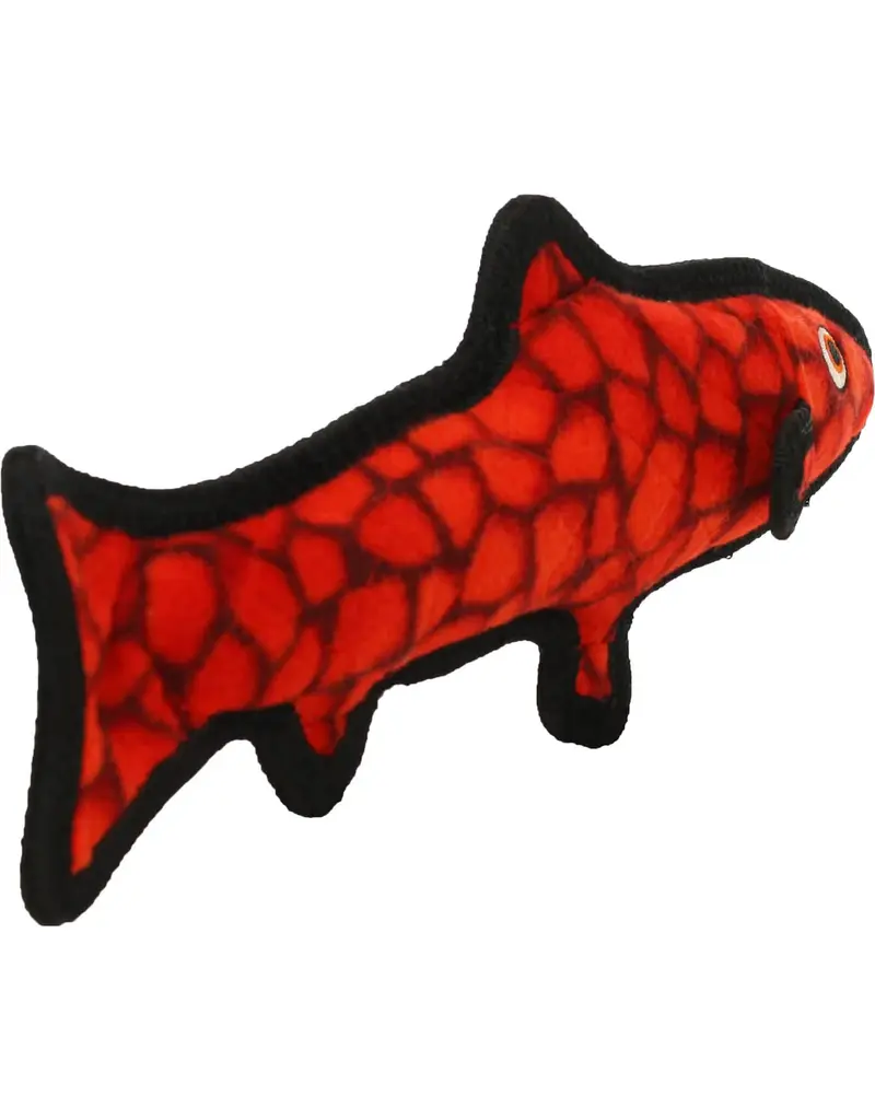 VIP Products Tuffy Durable Ultimate Trout Dog Toy Red