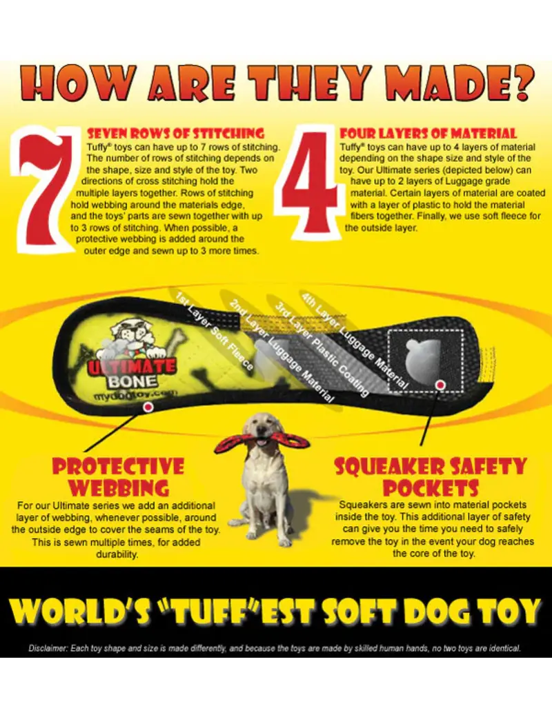 VIP Products Tuffy Durable Ultimate Boomerang Dog Toy