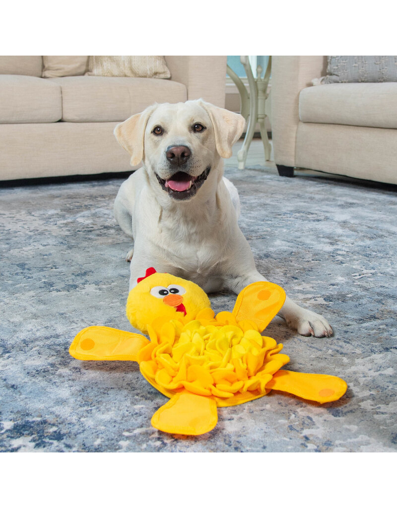 Outward Hound Outward Hound Snuffle Palz Interactive Plush Dog Puzzle & Snuffle Mat Chicken