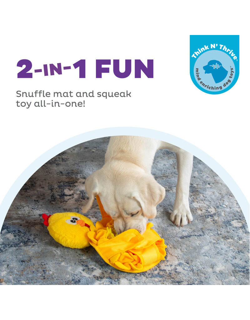 Outward Hound Outward Hound Snuffle Palz Interactive Plush Dog Puzzle & Snuffle Mat Chicken