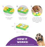 Outward Hound Outward Hound Brick Dog Puzzle Green Level 2