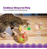 Outward Hound Catstages Hunt and Wobble Fruit Bowl Cat Toy