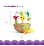 Outward Hound Catstages Hunt and Wobble Fruit Bowl Cat Toy