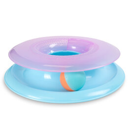 Outward Hound Catstages Race and Trace Track Interactive Cat Toy with Catnip Diffuser