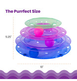 Outward Hound Catstages Meowsome Tower of Tracks Interactive Cat Toy