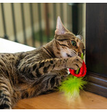 Outward Hound Catstages Dental Strawberry Teether Cat Toy