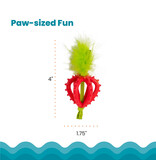 Outward Hound Catstages Dental Strawberry Teether Cat Toy