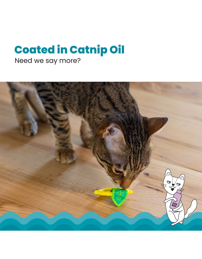 Outward Hound Catstages Dental Lemon Teether Cat Toy