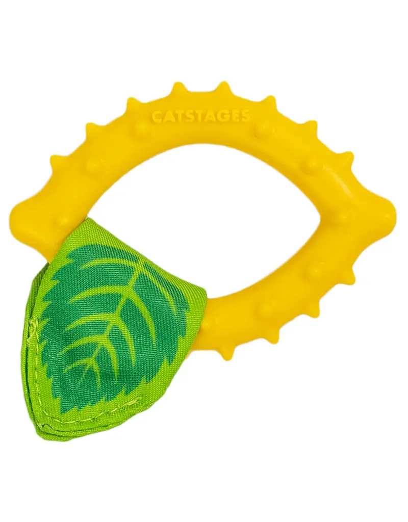 Outward Hound Catstages Dental Lemon Teether Cat Toy