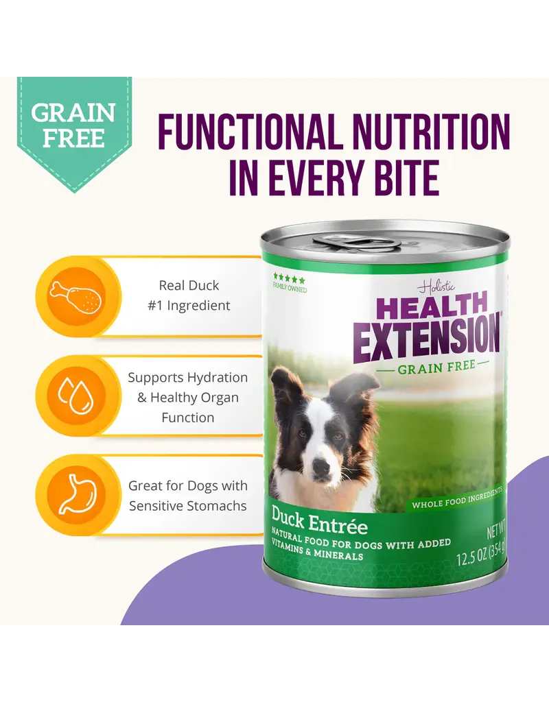 Health Extension Health Extension Duck Entree Dog Food 12.5 oz Can