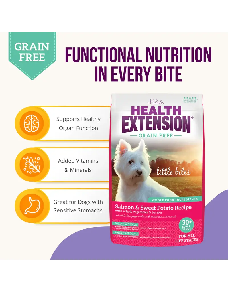 Health Extension Health Extension Little Bites Grain Free Salmon Dry Dog Food