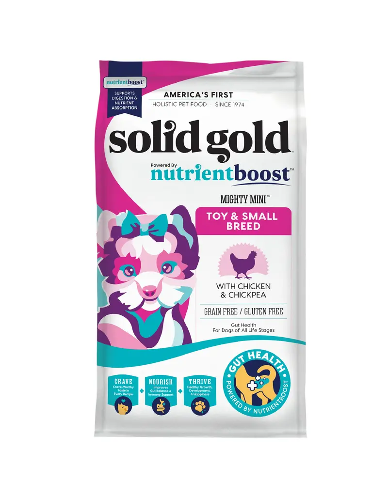 Solid Gold Solid Gold NutrientBoost Toy & Small Breed Grain Free Chicken Dry Dog Food