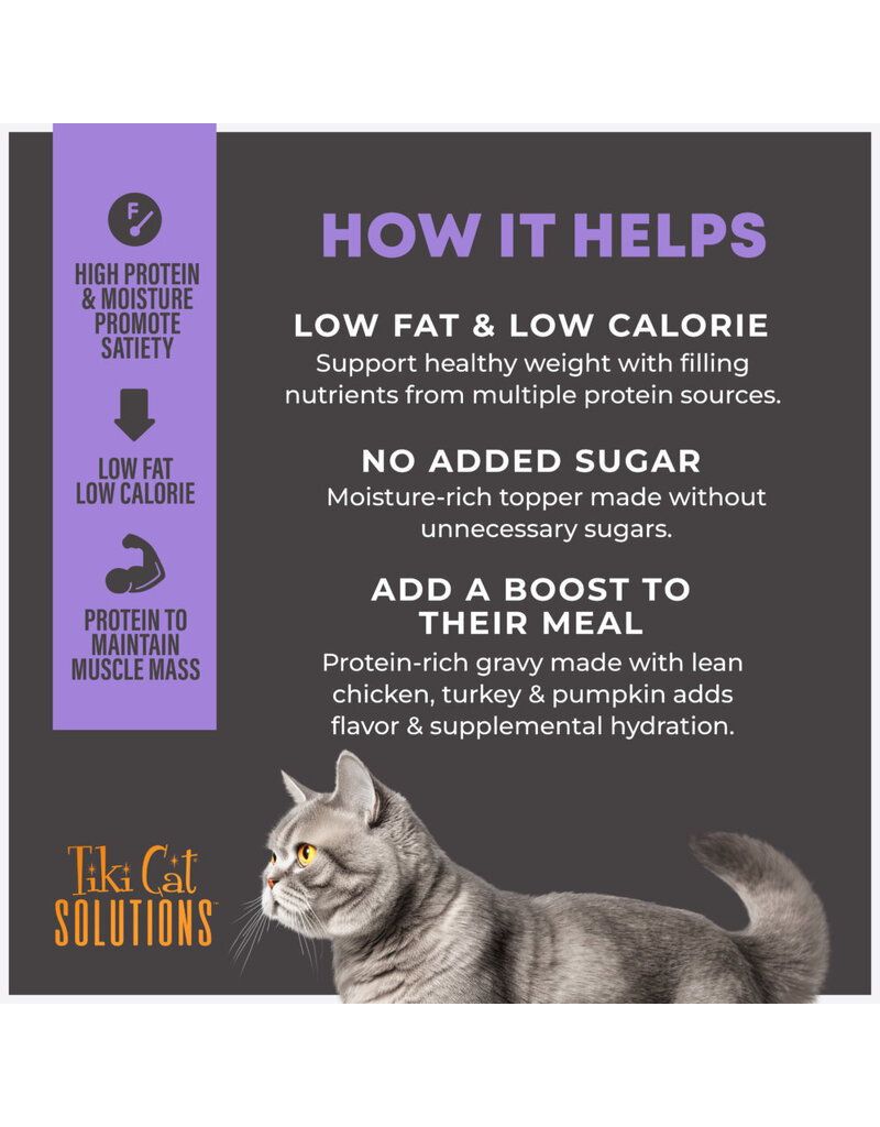 Tiki Pet Tiki Cat Solutions Light Topper Chicken & Turkey 1.5 Oz Pouch