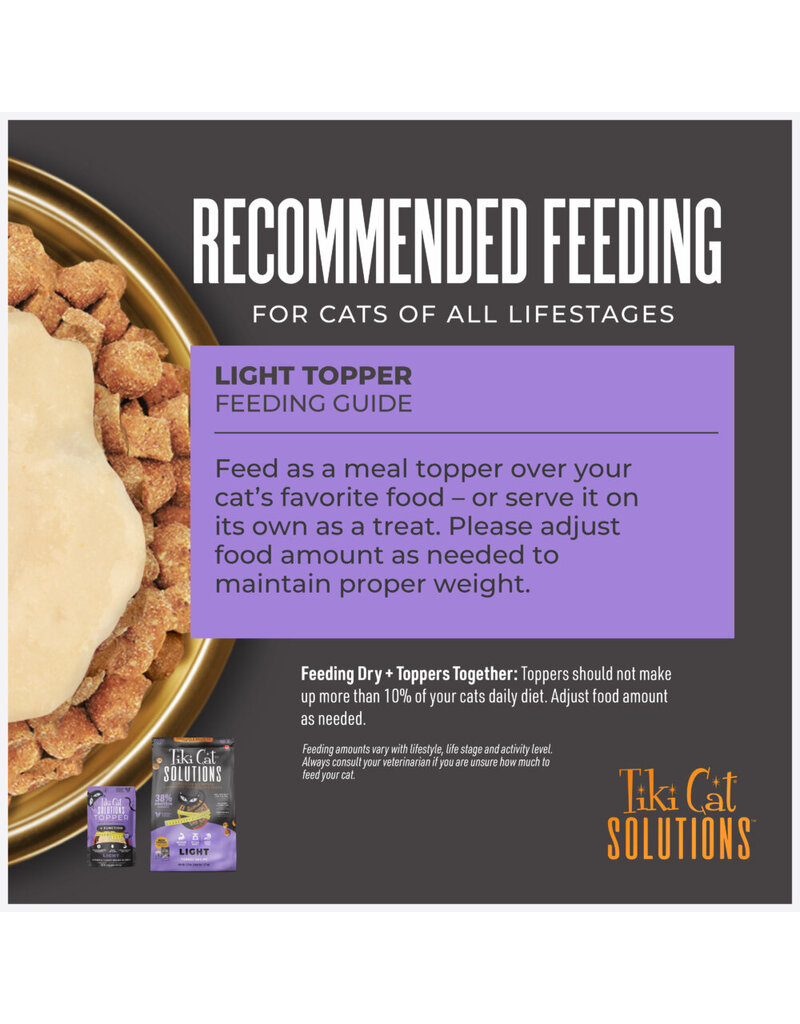Tiki Pet Tiki Cat Solutions Light Topper Chicken & Turkey 1.5 Oz Pouch