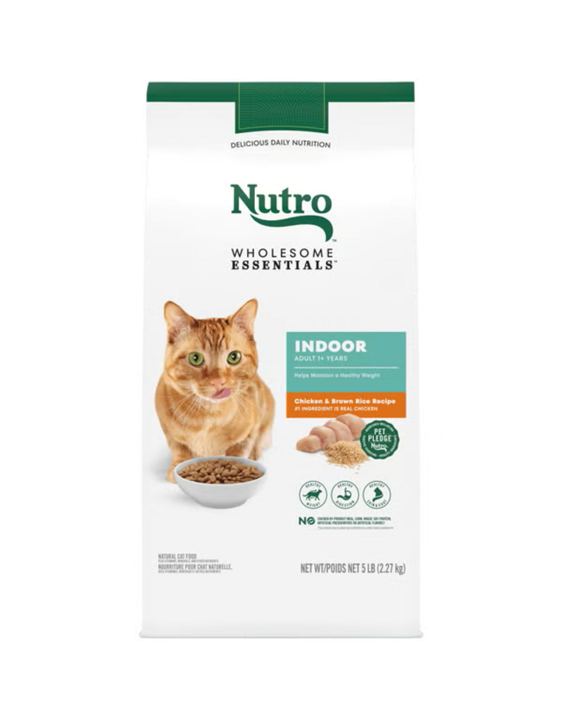 Nutro Nutro Wholesome Essentials Indoor Adult Chicken & Rice Dry Cat Food 5 Lb