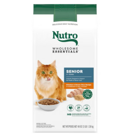 Nutro Nutro Wholesome Essentials Indoor Senior Chicken & Rice Dry Cat Food 5 Lb
