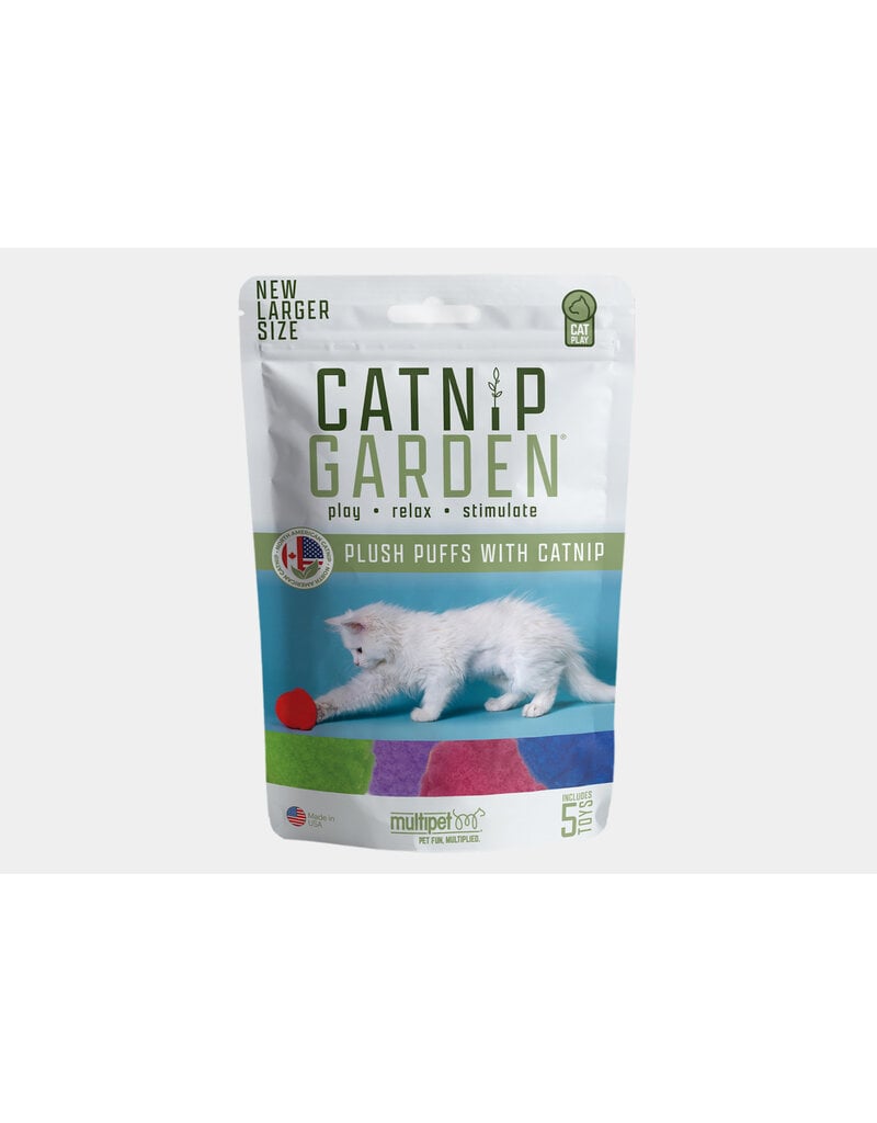 Multipet MultipetOrganic Catnip Garden Puffs 20pk