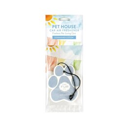 Pet House by One Fur All Pets Pethouse Candles Car Freshener Spring Sunwashed Cotton