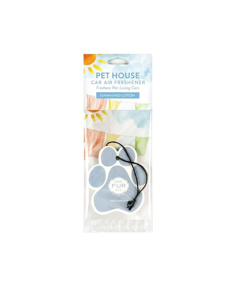 Pet House by One Fur All Pets Pethouse Candles Car Freshener Spring Sunwashed Cotton