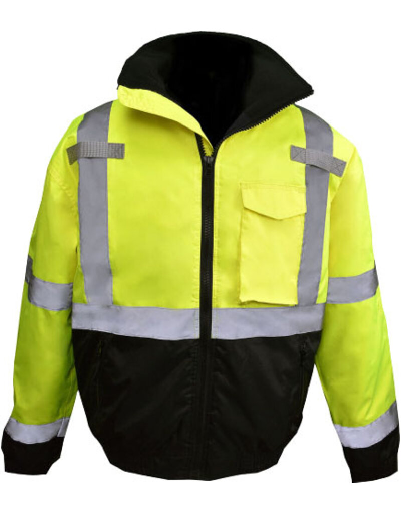 Radians Class 3 Bomber Dog Jacket Medium Green