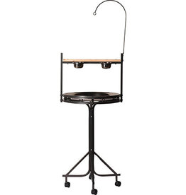A&E Cage Company A&E Bird Play Stand 23X23 IN Blk
