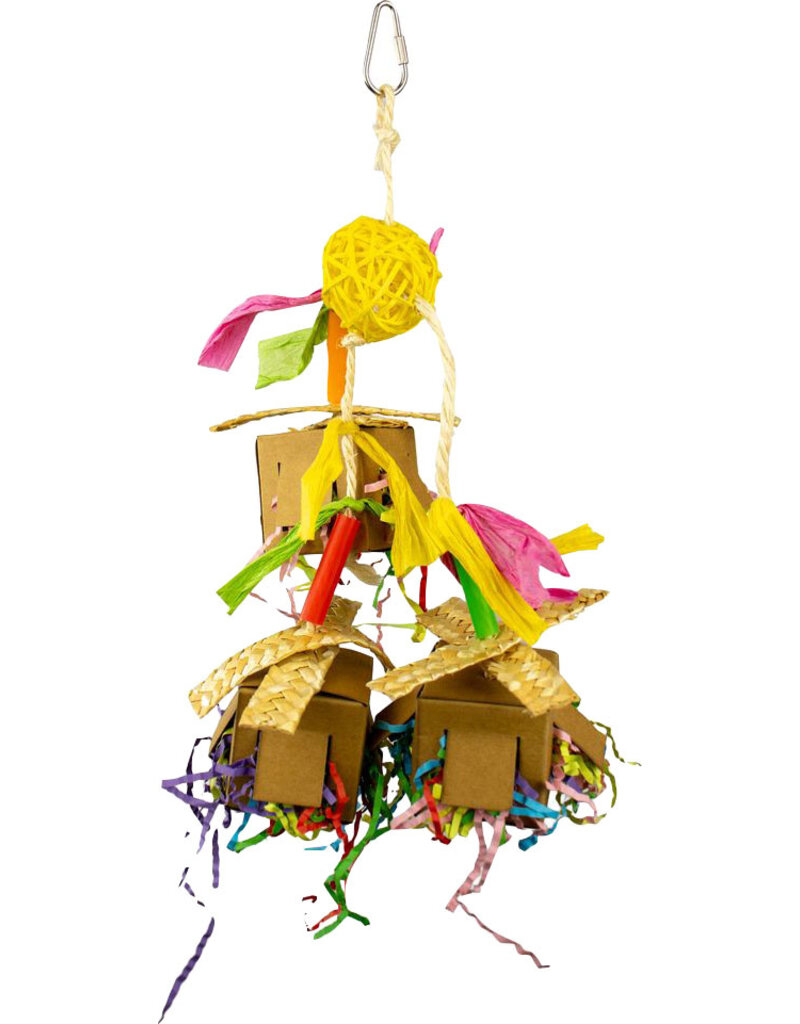 A&E Cage Company Happy Beaks Confetti Crinkle Bird Toy