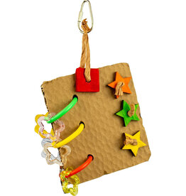 A&E Cage Company Happy Beaks Paperback Peck-A-Page Bird Toy