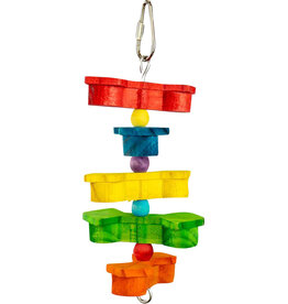 A&E Cage Company Happy Beaks Twisty Tweet & Treat  Bird Toy