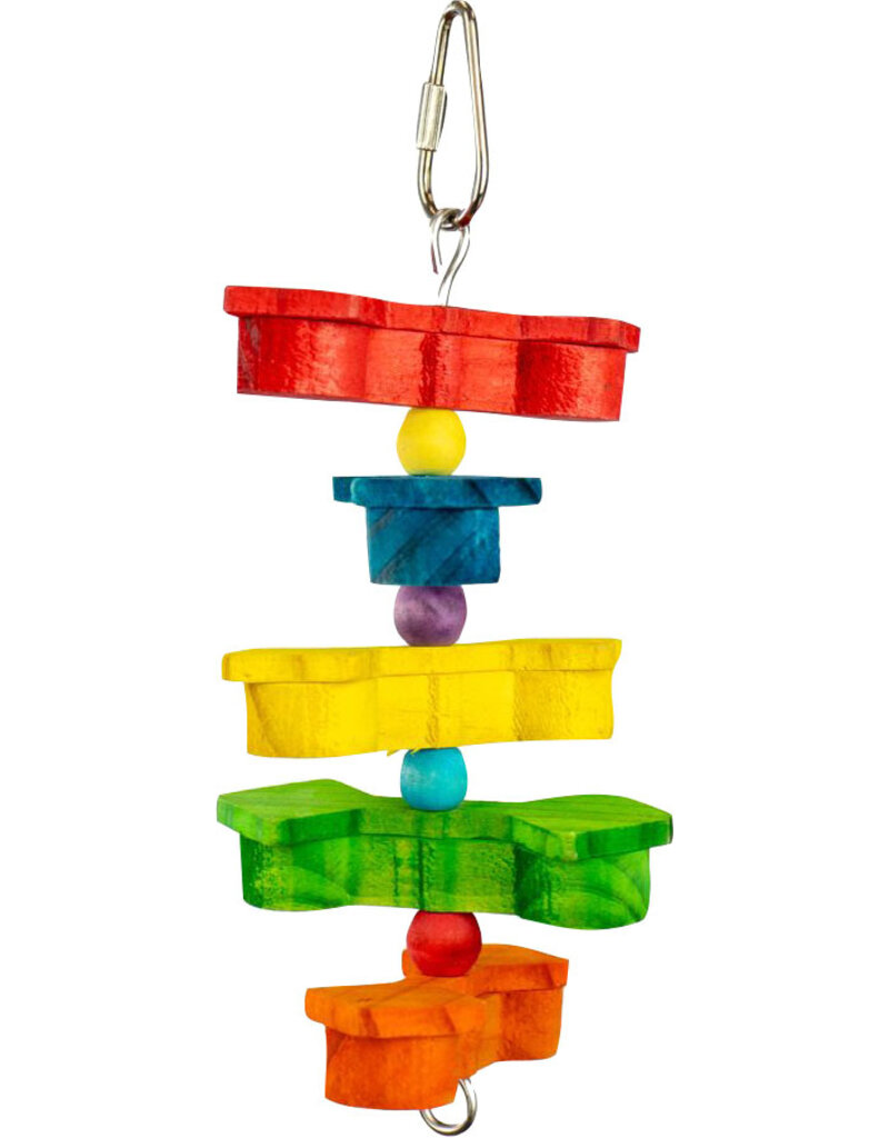 A&E Cage Company Happy Beaks Twisty Tweet & Treat  Bird Toy