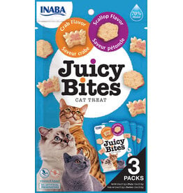 Inaba Inaba Juicy Bites Cat Treats Scallop/Crab 0.4oz 3pk
