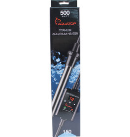 Aquatop Aquatop Titanium Submersible Heater W/Controller 500 Watt