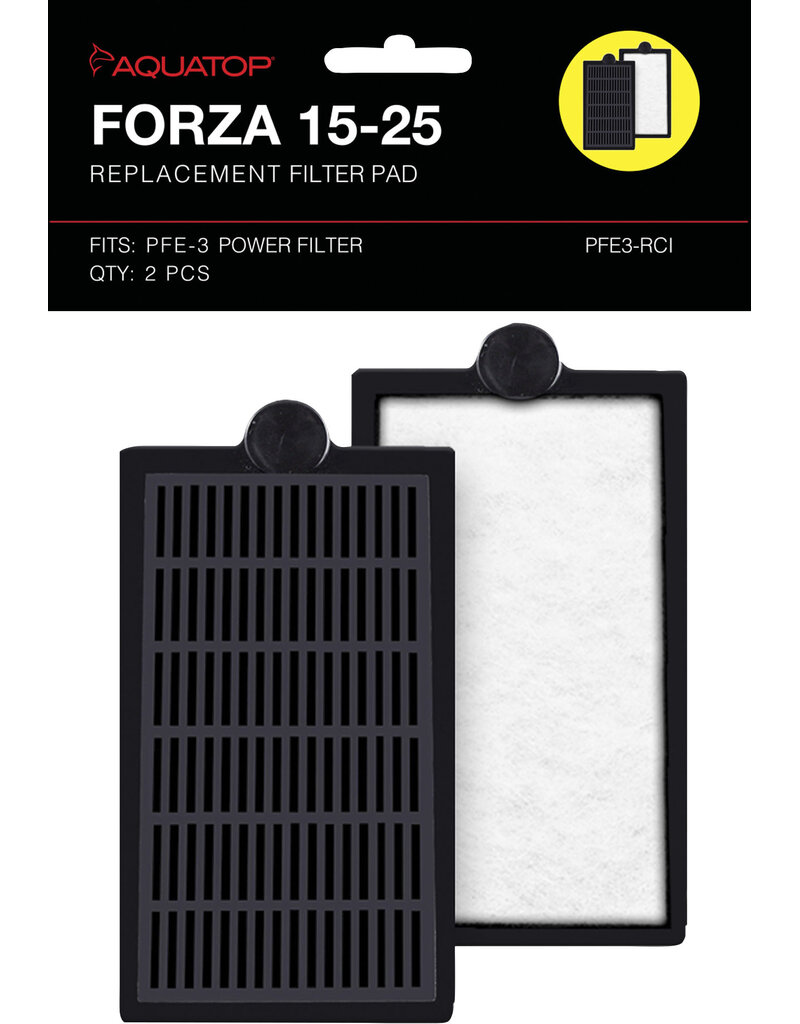 Aquatop Forza Filter Pad Activated Carbon 15-25 G PFE-3 2 Pk