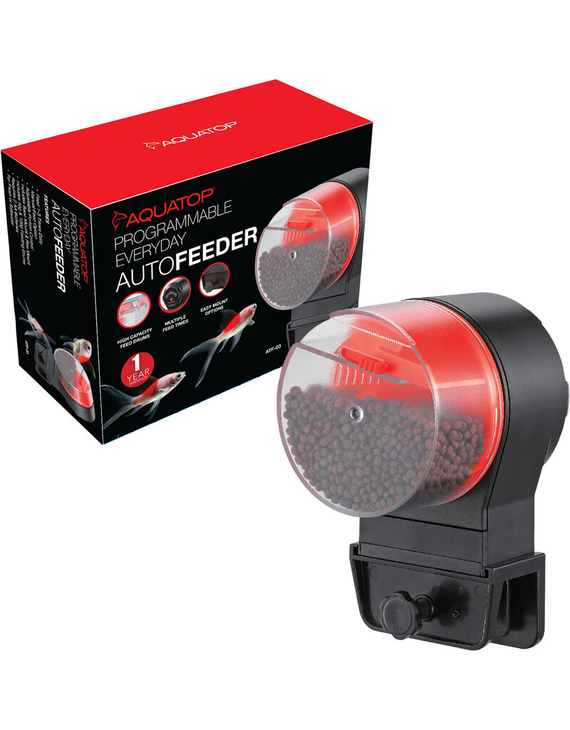 Aquatop Aquatop Automatic Fish Feeder W/2 Drums