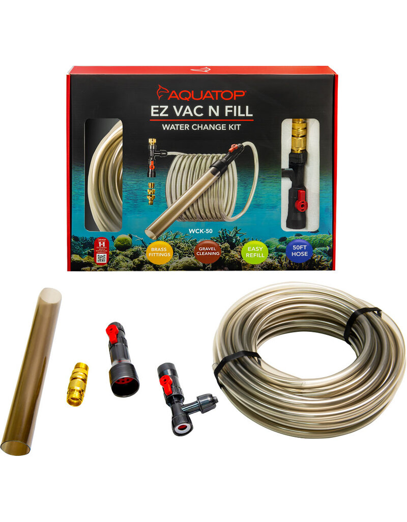 Aquatop EZ Vac-N-Fill Aquarium Vacuum and Refill Kit 50 Ft